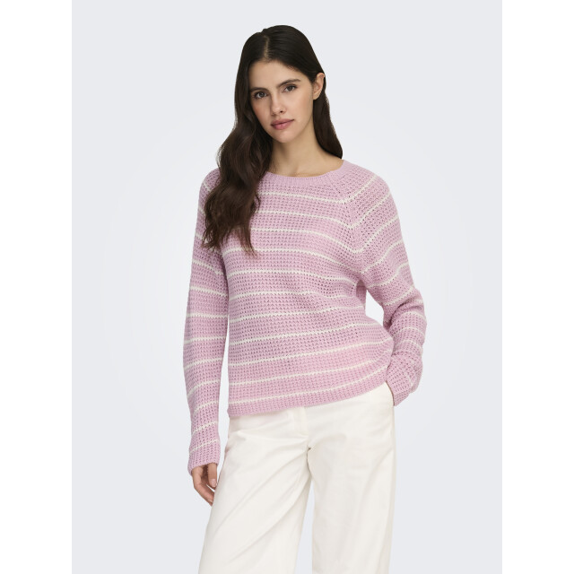 Jacqueline de Yong Jdyellen l/s oneck ragla stripe pul 15312077 large