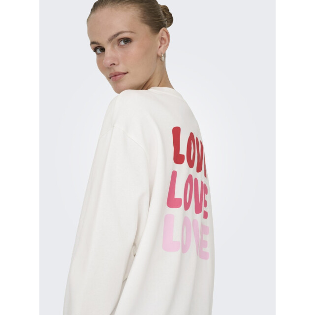 Jacqueline de Yong Jdynanna life ls text sweat jrs dia off-white 4209.02.0036 large