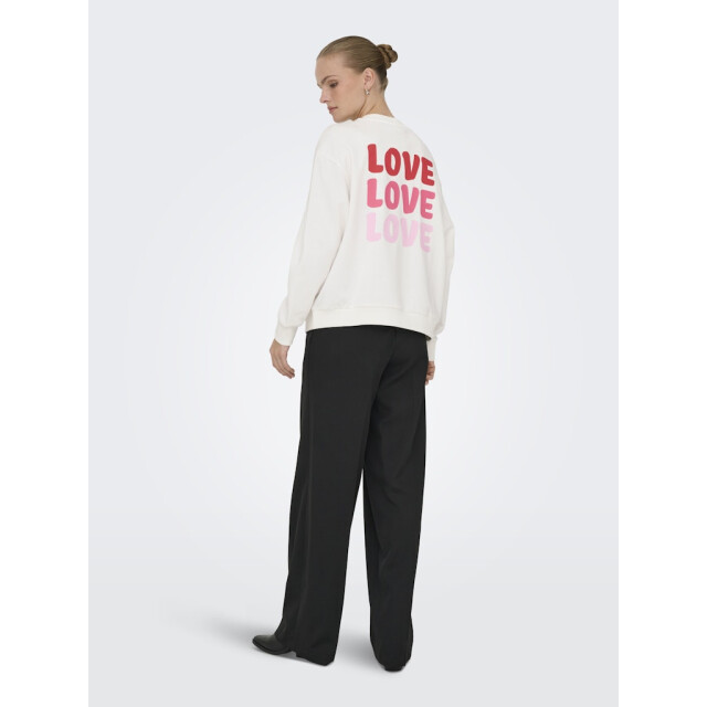 Jacqueline de Yong Jdynanna life ls text sweat jrs dia off-white 4209.02.0036 large