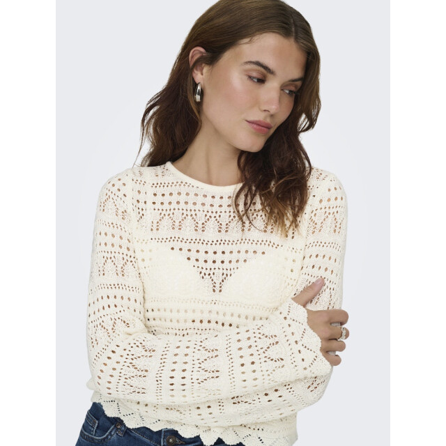 Only Onlelke life ls pullover knt noos off-white 4219.02.0015 large