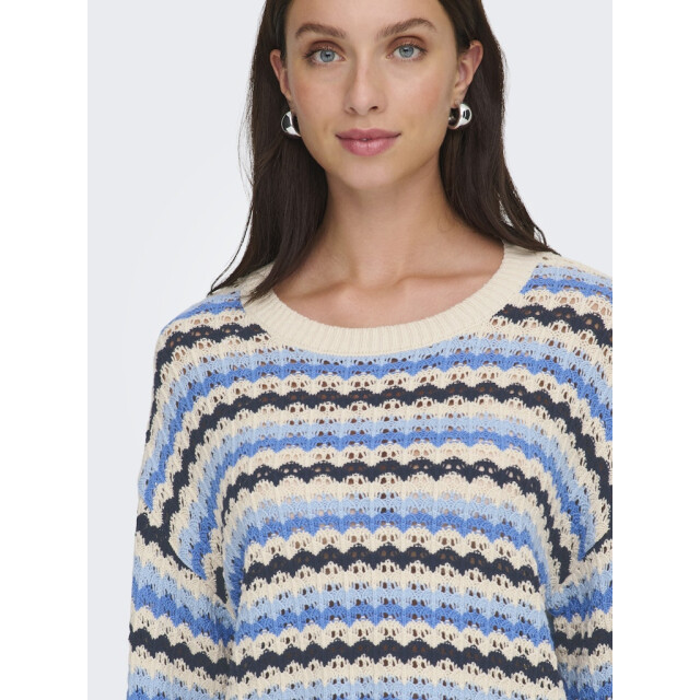 Only Onlasa ls o-neck knt nca dessin 4219.39.0003 large