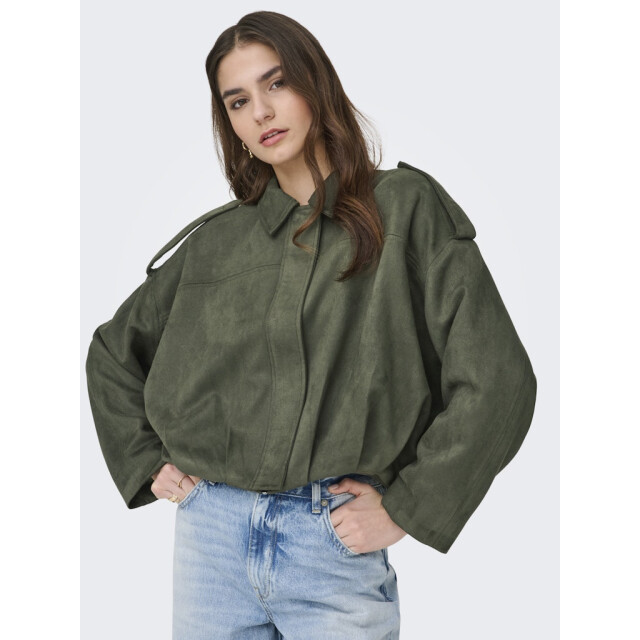 Jacqueline de Yong Jdynia faux suede bat jacket otw yfm donker 4279.27.0002 large