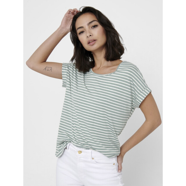 Only Onlmoster stripe ss o-neck top jrs noos dessin 4339.29.0012 large