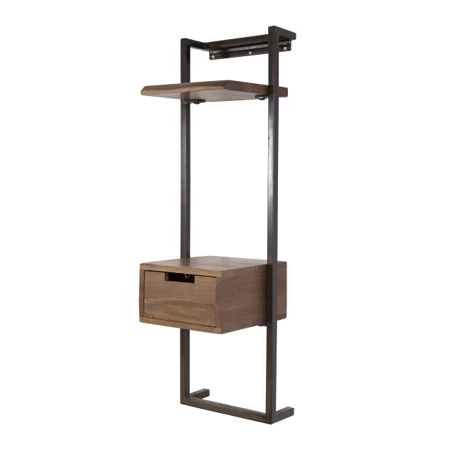 Hoyz nachtkastje air solid xs 1 lade massief acacia 3423782 large