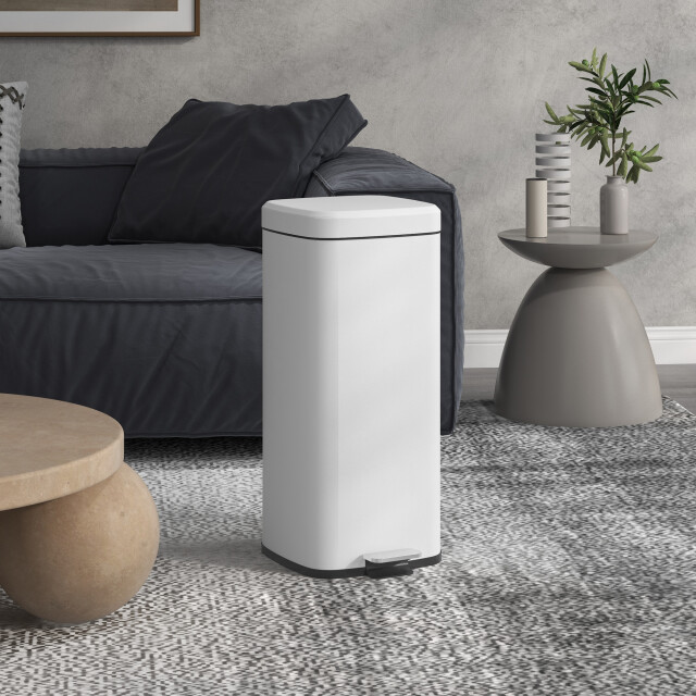 4goodz Pedaalemmer prullenbak 30 liter met soft-close deksel - 3285146 large