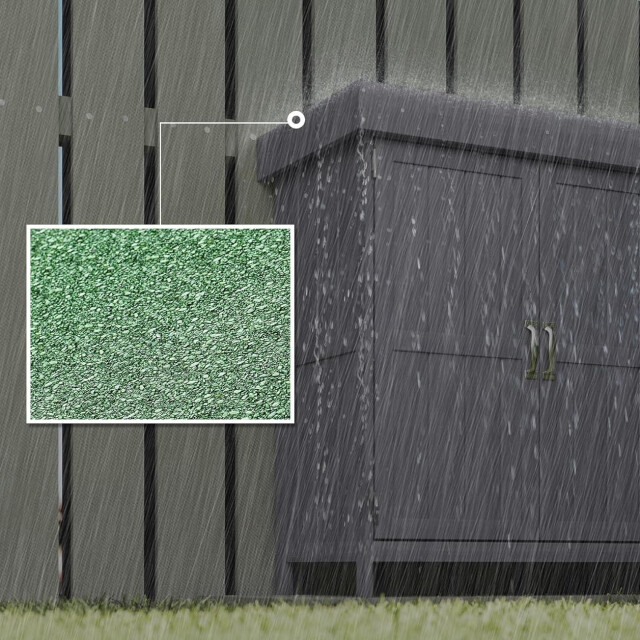 4goodz Tuinkast dubbele deuren en deksel 43x74x88 cm - 3476286 large