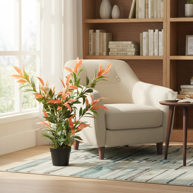 4goodz Kunstplant glansmispel photinia met 300 bladeren 90 cm 3476291 large