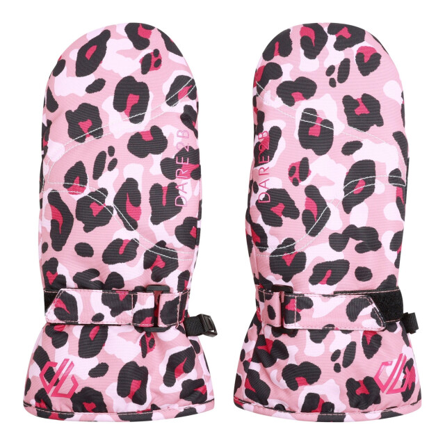 Dare2b Kinder/kinderwanten met cheetah print UTRG11008_dustyrose large