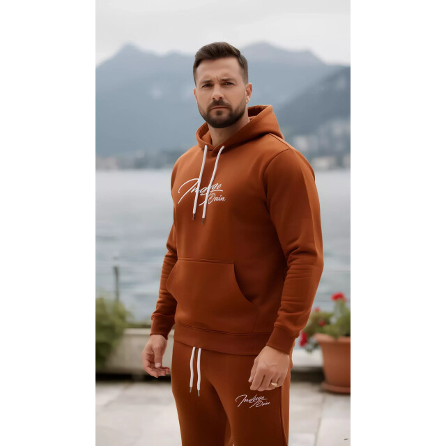 Indigo Denim Denim joggingpak heren rood ID056 large