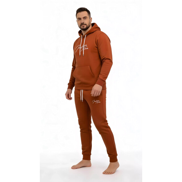 Indigo Denim Denim joggingpak heren rood ID056 large