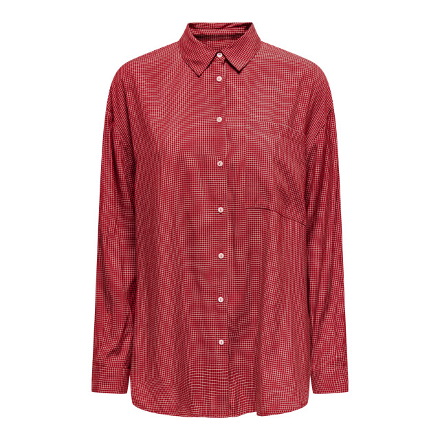 Only Onlmaggie l/s check shirt wvn 15344363 large