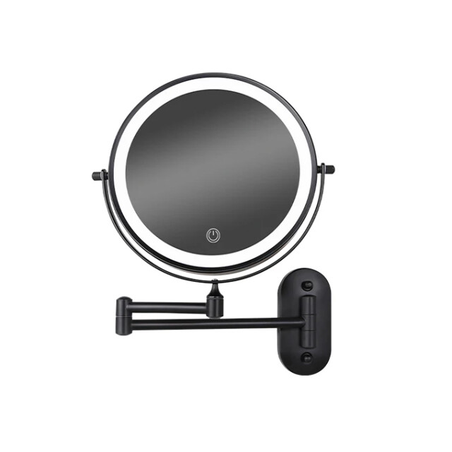 Mirlux Make-up spiegel batterij zwart 1-5x vergroting 3476749 large