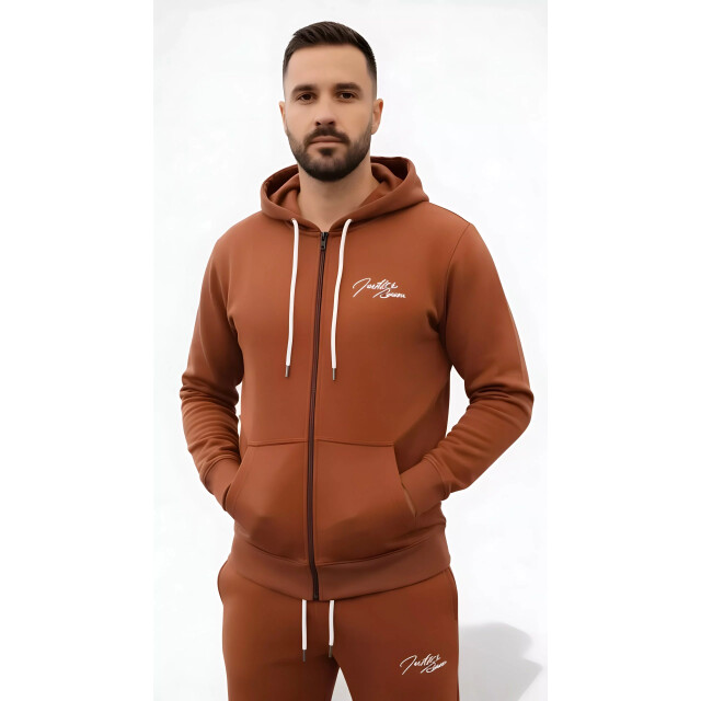 Indigo Denim Denim joggingpak heren rood ID074 large