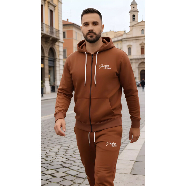 Indigo Denim Denim joggingpak heren rood ID074 large