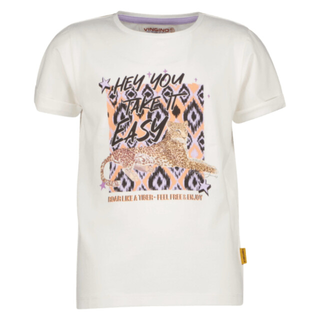 Vingino SS23KGN30005 Tops & T-Shirts Wit SS23KGN30005 large