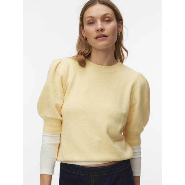 Vero Moda vmdoffy 2/4 o-neck pullover ga noos 10278313 golden haze 06712.490.0007 large
