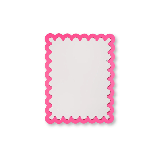 House Vitamin Mirror wavey neon pink mdf 24x33x1.5cm 3484019 large