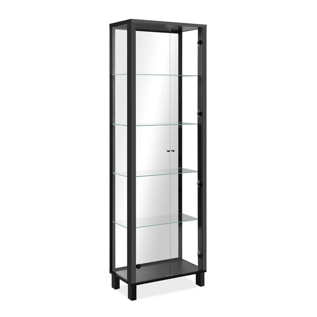 CaliCosy Vitrinekast met 2 deuren en 4 glazen planken l62 x h189 cm albi 3438069 large