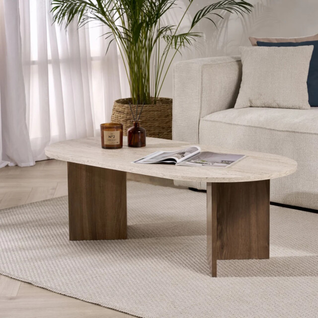 CaliCosy Ovale salontafel l119 cm iris 3484127 large