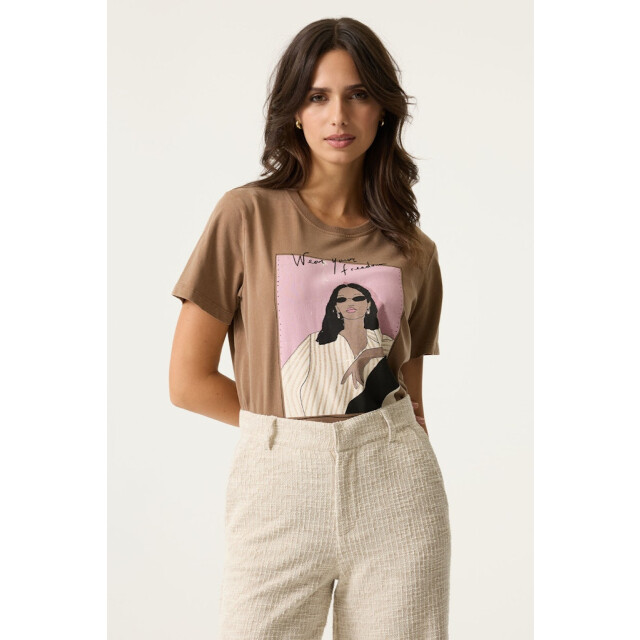 Garcia Jeans T-shirt ss front print - 4339.70.0005 large