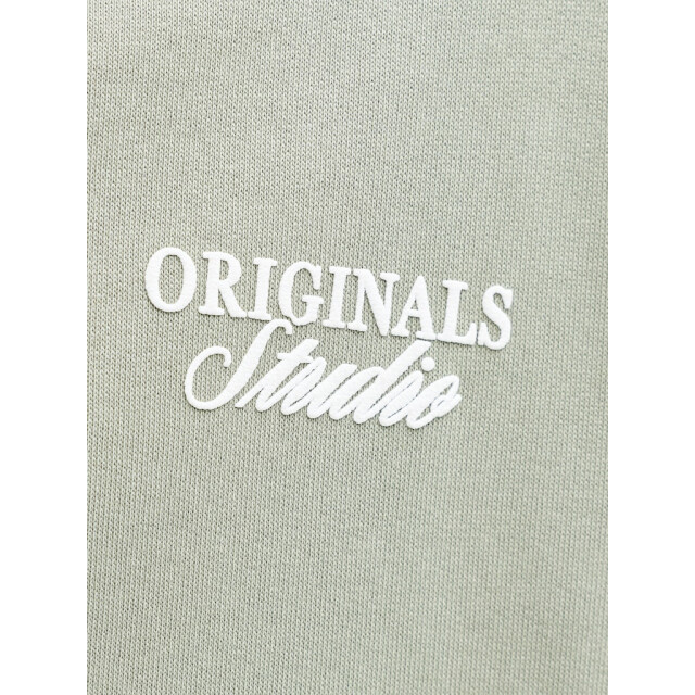 Jack & Jones Jornorrebro typo back sweat hood sn jnr olijf 3209.22.0008 large