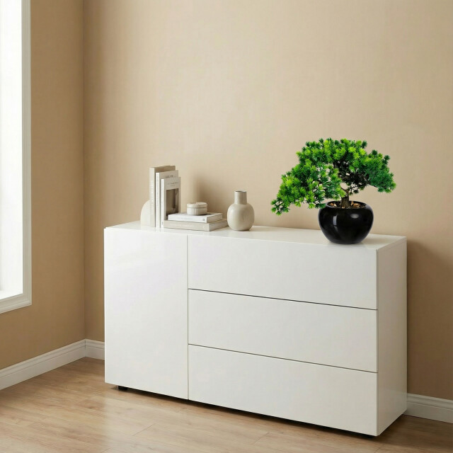 Kopu ® kunstplant bonsai lariks 26 cm met zwarte pot bonsai boompje 2612740 large