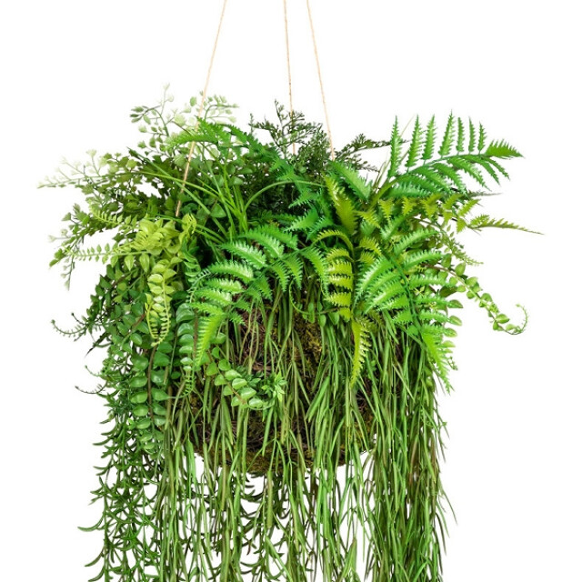 Kopu ® kunstplant decoratieve bal met varens en mos 40x120cm 3485220 large