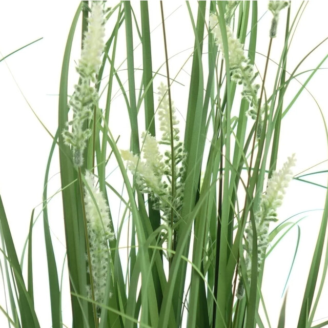 Kopu ® kunstplant gras met pluim 75 cm met sierpot grijs/ 3485228 large