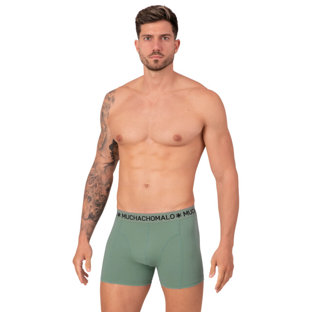 Muchachomalo Heren 2-pack boxershorts effen SOLID1010-578 large
