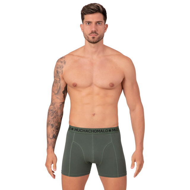 Muchachomalo Heren 2-pack boxershorts effen SOLID1010-578 large