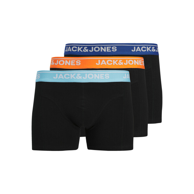 Jack & Jones Jongens boxershorts trunks jactheodore 3-pack effen 12294586-Black large