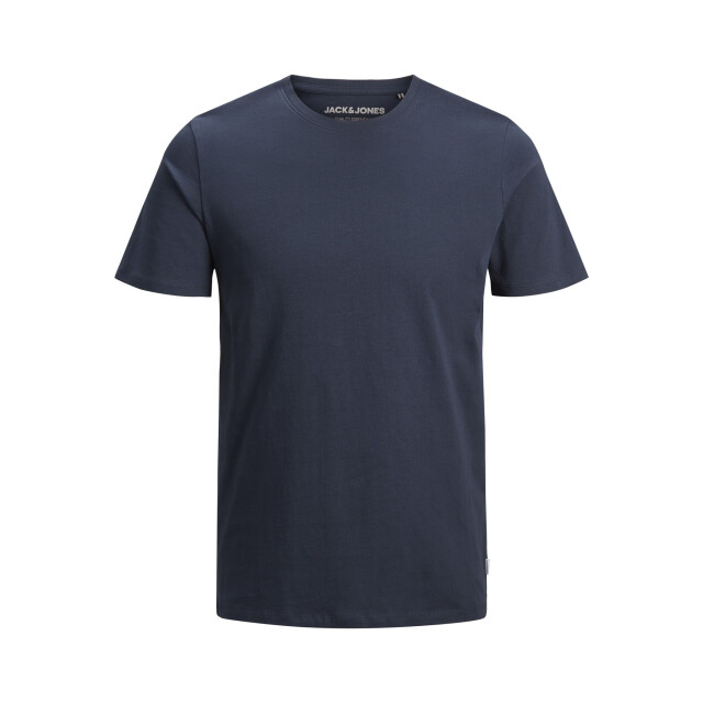 Jack & Jones Basic heren t-shirt jjeorganic ronde hals donker 12156101-Navy Blazer large