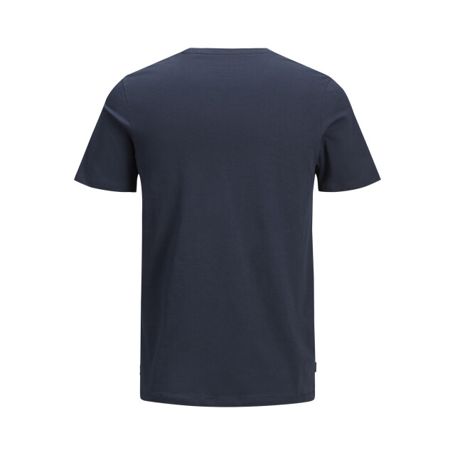 Jack & Jones Basic heren t-shirt jjeorganic ronde hals donker 12156101-Navy Blazer large