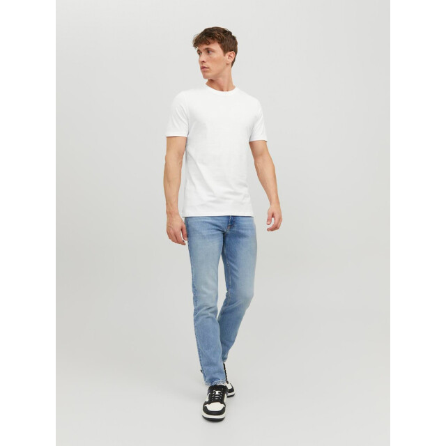 Jack & Jones Basic heren t-shirt jjeorganic ronde hals 12156101-White large