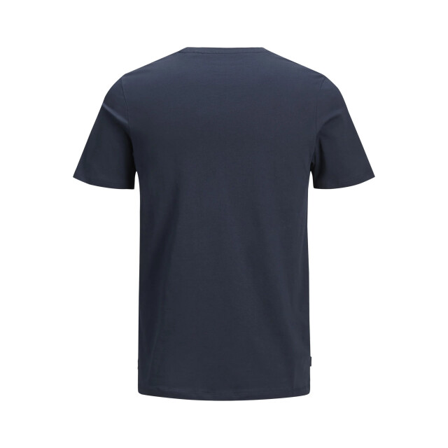 Jack & Jones Basic heren t-shirt jjeorganic ronde hals donker 12156101-Navy Blazer large