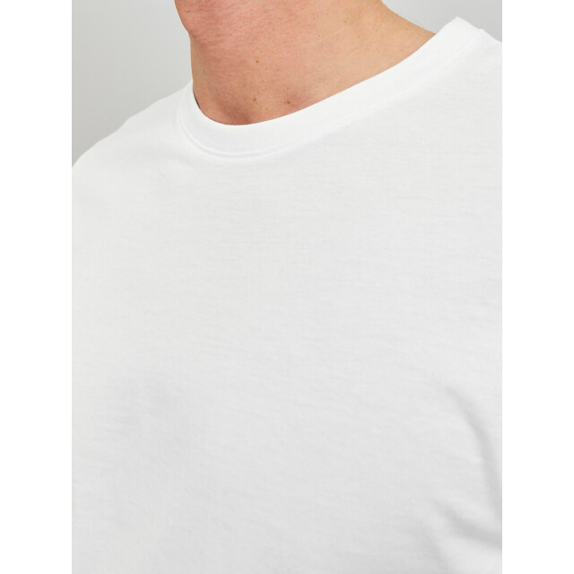 Jack & Jones Basic heren t-shirt jjeorganic ronde hals 12156101-White large