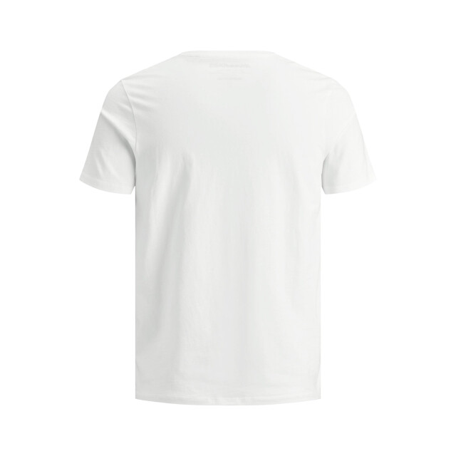 Jack & Jones Basic heren t-shirt jjeorganic ronde hals 12156101-White large