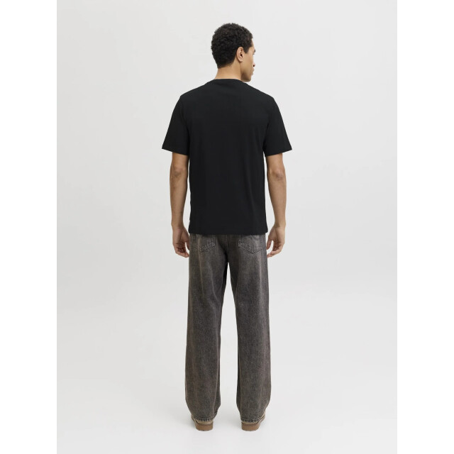 Jack & Jones Basic heren t-shirt jjeorganic ronde hals 12156101-Black large