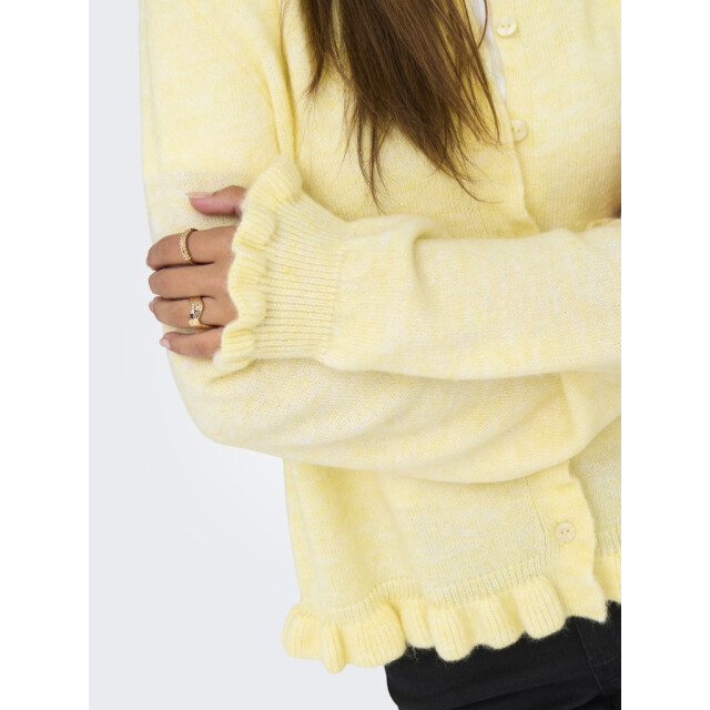 Jacqueline de Yong Jdyletty ls on frill cardigan knt noos licht 4249.11.0004 large