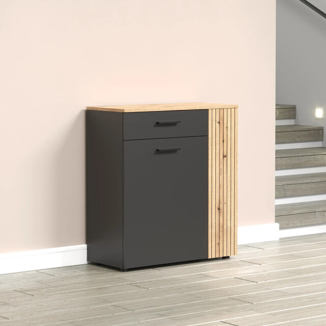 CaliCosy Hoog dressoir met 2 deuren en 1 lade l80 cm esteban 3486476 large