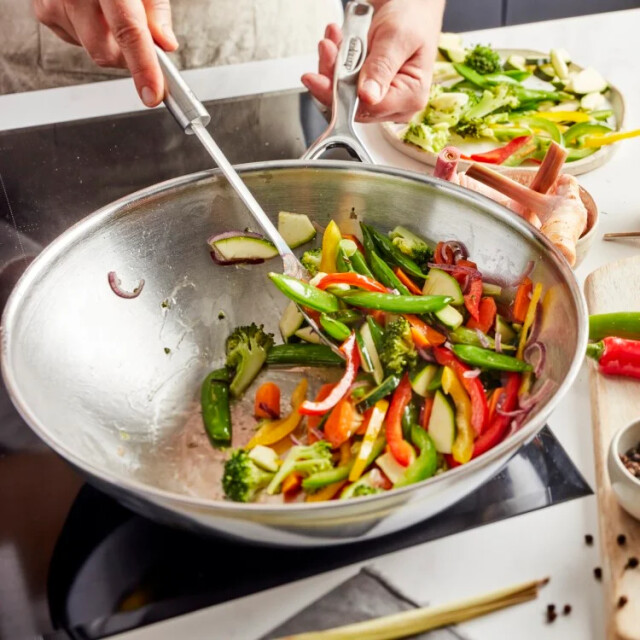 Demeyere Specialties 5 wok vlakke bodem 30 cm 50930 large