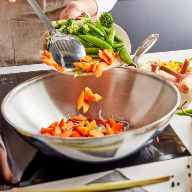 Demeyere Specialties 5 wok vlakke bodem 30 cm 50930 large