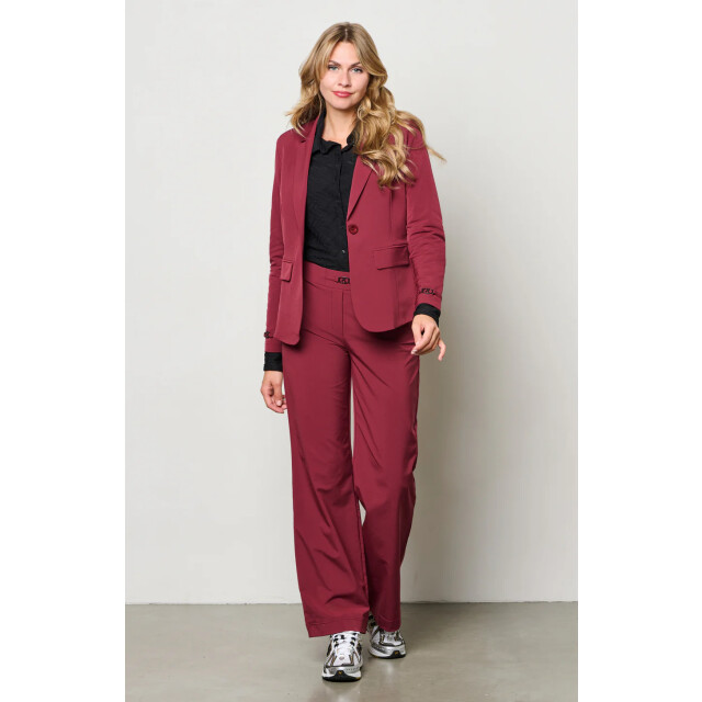 &Co Woman Perrine pants wide legs- PERRINE-WINE RED large