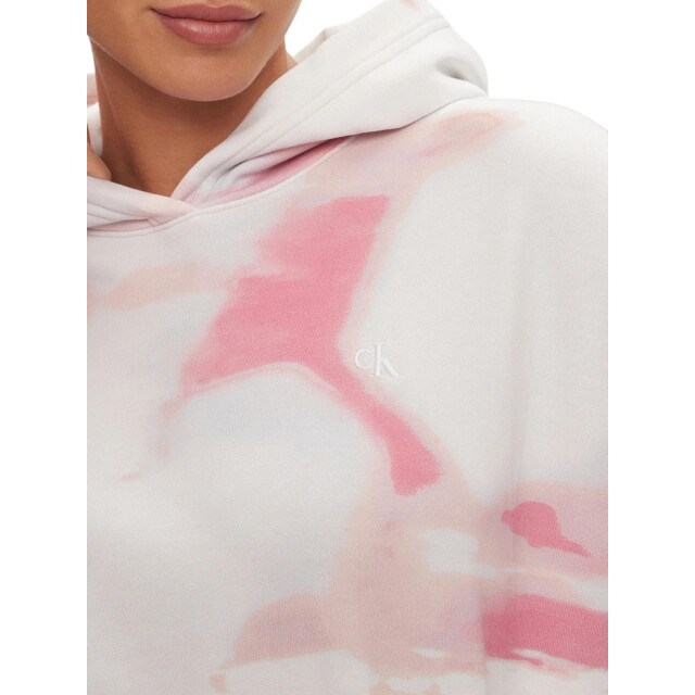 Calvin Klein Dames skyscape gewassen hoodie UTNA1245_pink large