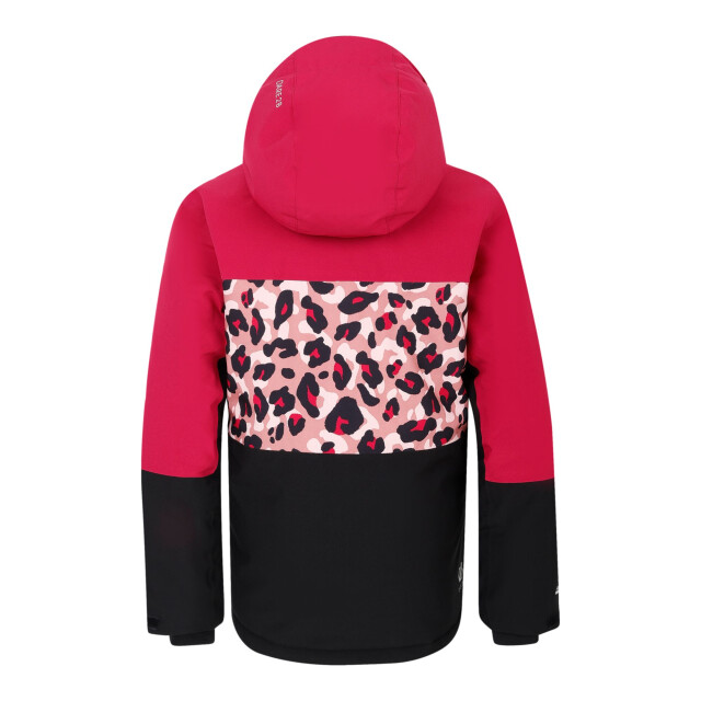Dare2b Kinder/kids traverse ii cheetah print ski jas UTRG11158_berrypinkdustyrose large