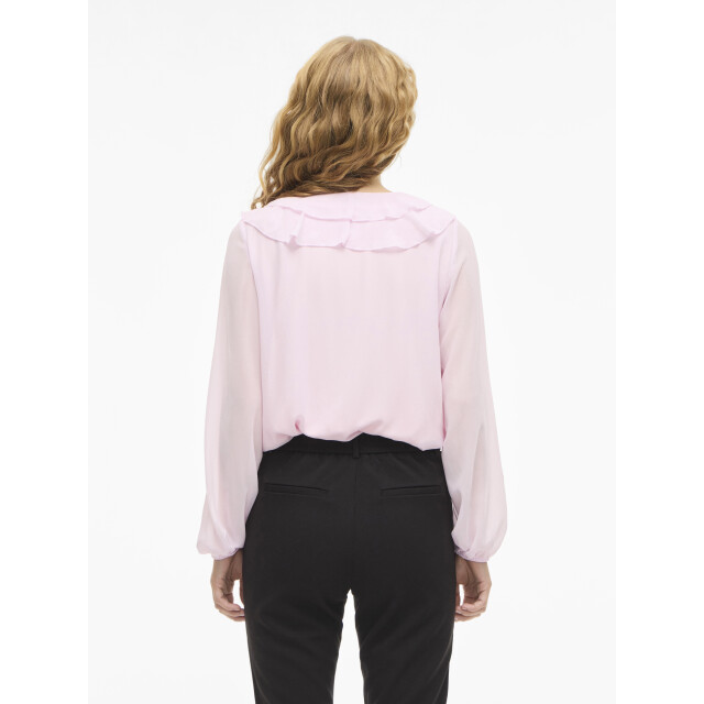 Vila Viane l/s v-neck frill top noos 14114604 large