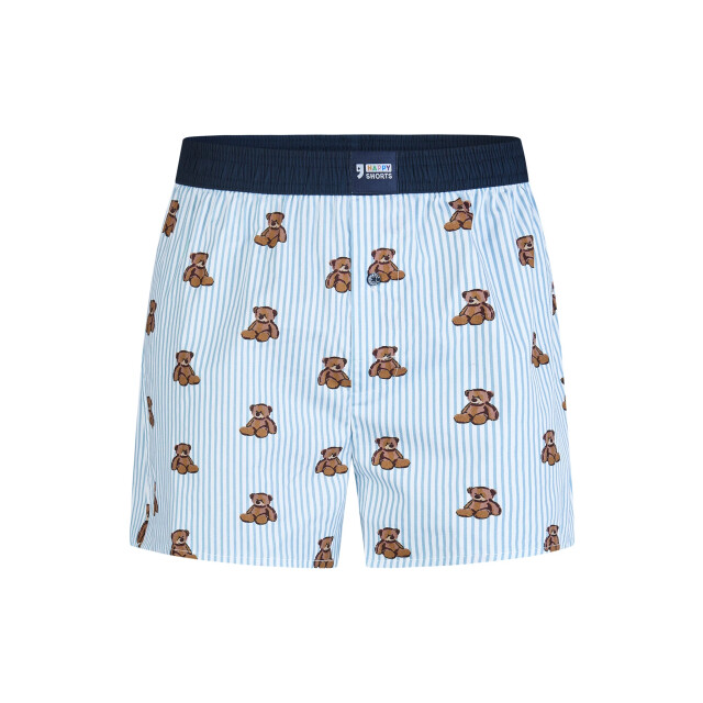 Happy Shorts X wijde boxershorts heren beren gestreept HS-X-1323 large