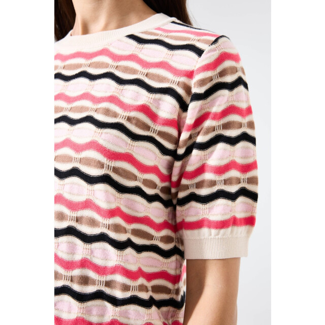 Garcia Jeans Trui aop ecru dessin 4219.08.0020 large