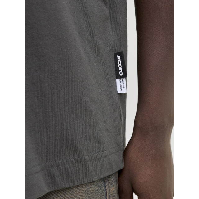 Jack & Jones Jcoclub back text prnt tee ss crew neck antraciet 5339.85.0009 large