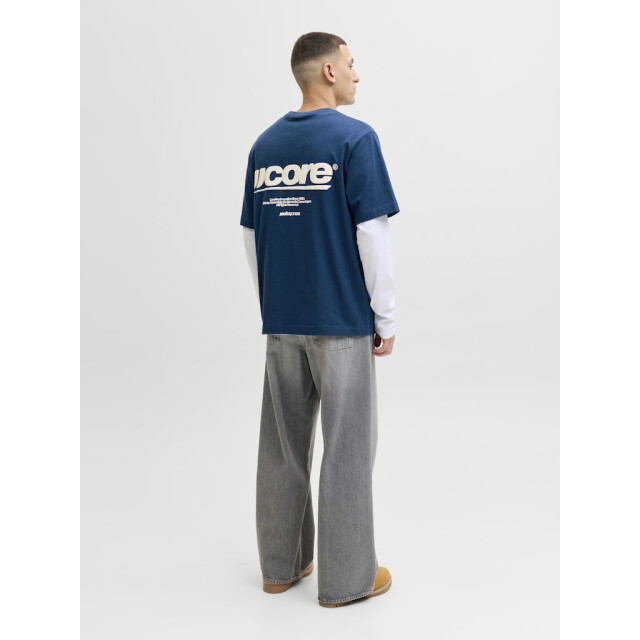 Jack & Jones Jcoclub back text prnt tee ss crew neck raf 5339.33.0026 large